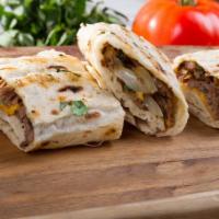 The Pork And Chicken Combo Pita · Thick and fluffy pita bread filled with a combo of chicken and pork, lettuce, tomato, onion,...