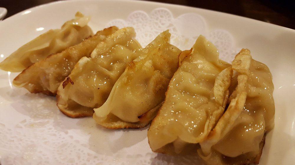 Gyoza · Pan fried dumpling.