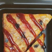 Bread Pudding · Maraschino Cherries, Raisins, Brioche.
