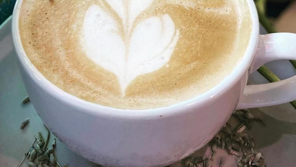 Lavender Honey Latte (Hot) · Floral sweet honey espresso drink with velvet foam that makes your morning a very happy one.