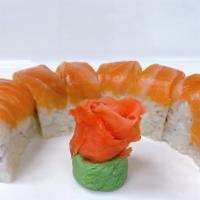 Salmon Lover · Spicy salmon, top with salmon.