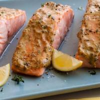 Grilled Salmon Fried · per piece. Buy at Belka’s or order to your place a delicious salmon, baked in the oven to pl...