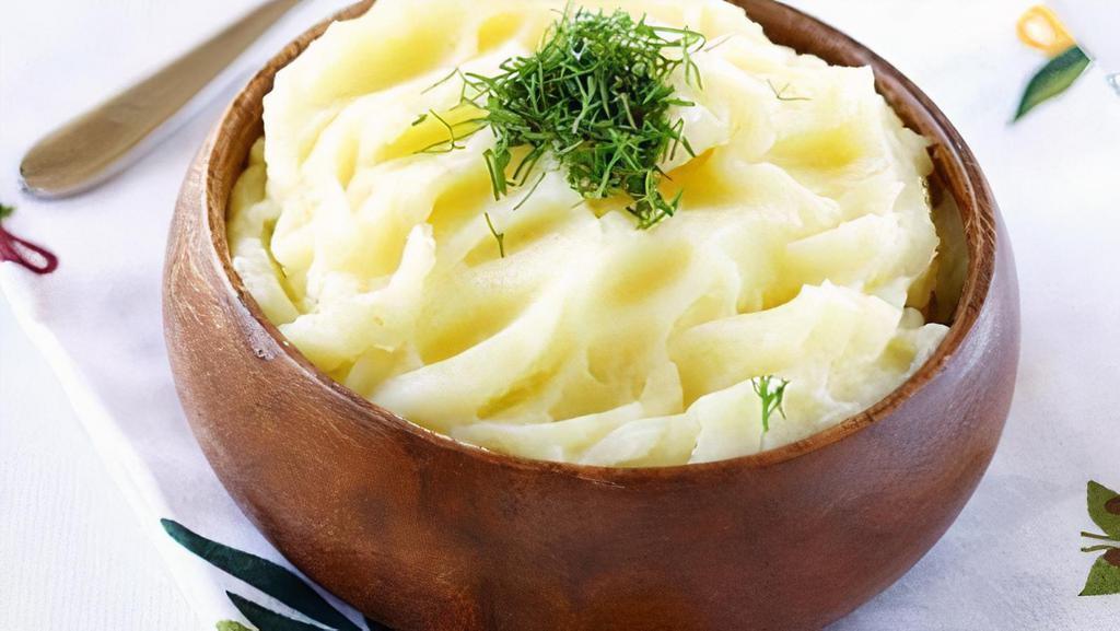 Mashed Potato · per 1 Lb. Russian classic all-time garnish is mashed potatoes. Comparing to fried crispy potatoes the texture of the mashed potatoes is tender. Serve with salads or vegetables and cutlets and remember the best moments of family dinners in the cozy kitchen.