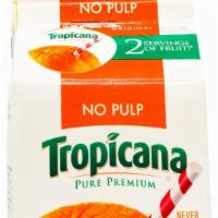 Tropicana Orange Juice · 12 oz. Tropicana Orange Juice