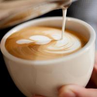 Latte · Our dark, rich espresso balanced with steamed milk and a light layer of foam. A perfect milk...