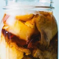 Iced Coffee · Iced coffee is a coffee beverage served cold. It may be prepared either by brewing coffee no...