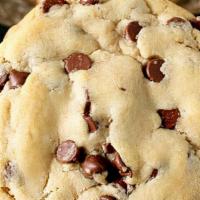 Large Chocolate Chip Cookie · It's big, thick and chewy—truly the best chocolate chip cookie
