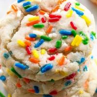 Rainbow Sprinkle Butter Cookie · RAINBOW Sprinkled Butter Cookies! They taste like Funfetti Butter Cookies! These delicious c...