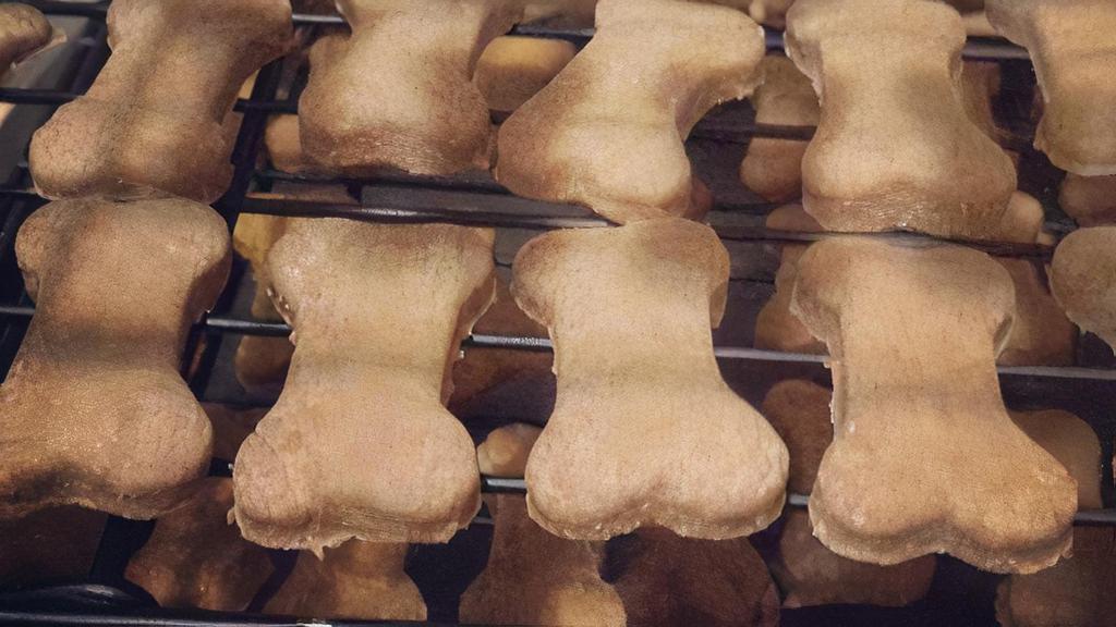Brodys Biscuits - Dog Treat · Homemade dog biscuits for our furry friends made with pumpkin, peanut butter, almond flour, cinnamon, sugar and eggs.