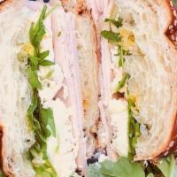 Mini Chicken Salad Sandwich · Mini Free Range Chicken Salad, Arugula and your choice of bread