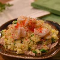 Hutaoli Fried Rice · Non spicy. egg, bacon, vegetable, crab roe.