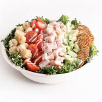 L.C Salad · Your Choice of Pastrami Or Smoked Turkey Served over  Romaine Lettuce, with Grilled Mushroom...
