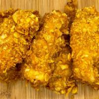 Corn Flake Chicken Fingers (1 Lb) · Corn flake coated chicken fingers
