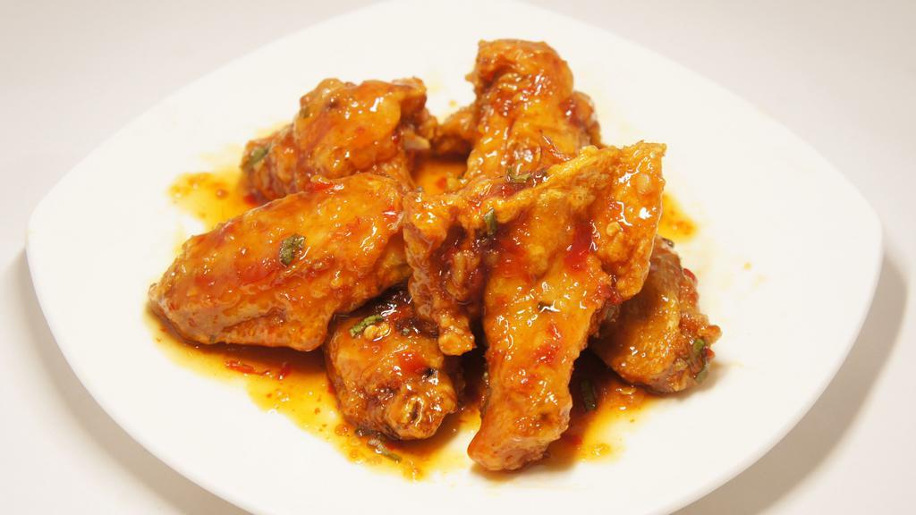 Sweet Chili Wings · Sweet and spicy.