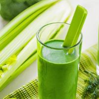 Everything Green And In Between Juice  · Fresh juice made with cucumber, celery, parsley, kale, spinach, collards and lemon.