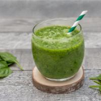 Eczema Juice · Fresh juice with cabbage, spinach and carrot.