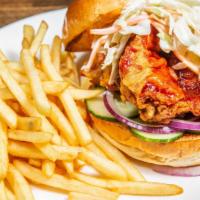 Grilled Chicken Sandwich · Grilled chicken breast, lettuce, tomato, plain mayo and your choice of American, Swiss or Ch...