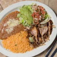 El Pollo Loco · Cried chicken topped with a special sauce. cheese sauce and pico de gallo, served with rice,...