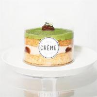 Matcha Red Bean  · Delicate chiffon cake with layers of sweetened red bean and matcha whipped cream