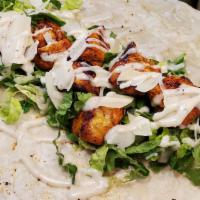 Chicken Caeser Wrap · Chicken cubes with caesar sauce, parmesan cheese and lettuce