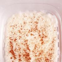 Rice Pudding · Homemade rice pudding cooked with cinnamon