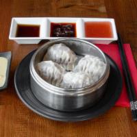 Steamed Pork And Shrimp Dumplings 蒸肉饺 · Pork and Shrimp Dumplings