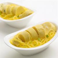 Kulfi Falooda · It is made from mixing rose syrup, vermicell, sweet basil seeds, and pieces of jelly with mi...