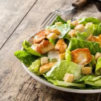 Caesar Salad · Fresh salad made with Romaine lettuce and croutons, dressed with parmesan cheese and black p...