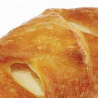 Danoise Au Fromage (Cheese Danish)
 · A puff pastry made of laminated yeast-leavened dough with cheese in the middle.