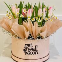 Tulip Hat Box · Fresh Tulip box, different size for your selection below. 
Special prints are available for ...