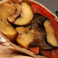 Grilled Veggie Delight Wrap · Grilled fresh in house and drizzled with balsamic vinaigrette.