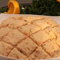 Diet Tuna Salad- 1/2Lb · Made with Low Fat Mayo and Chopped Carrots.