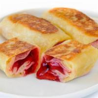 Cherry Blintzes- 6 Pack · Our homemade Cherry Blintzes. Come Frozen in pack of Six.