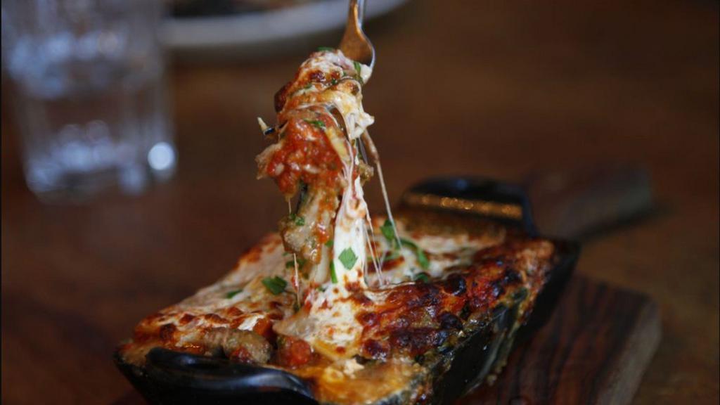 Lasagna · braised pork, bechamel, ricotta.