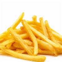 Fries · Deep fried golden crispy french fries.