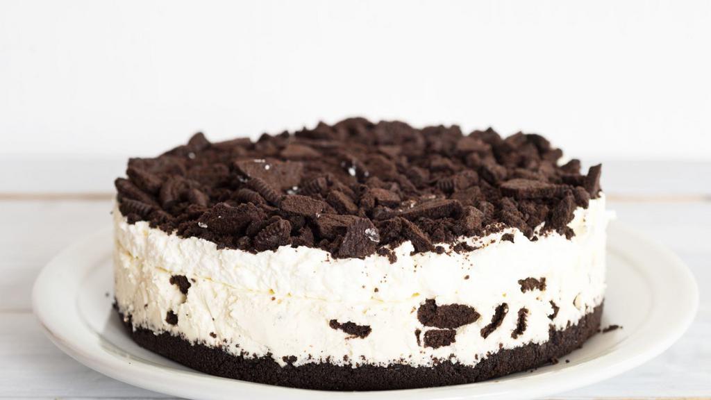 Oreo Cake · Large slice of our delicious cake topped with oreos.