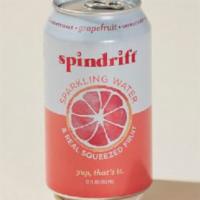 Spindrift Grapefruit Sparkling Water · 12 oz can