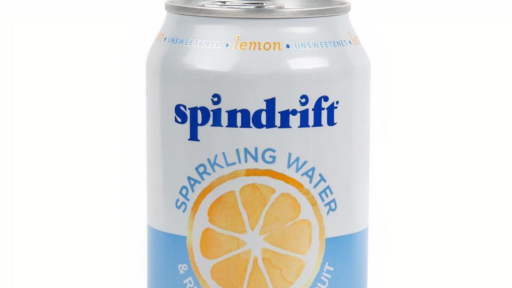 Spindrift Lemon Sparkling Water · 12 oz can