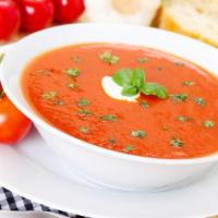 Tomato Soup · Tomato based soup.