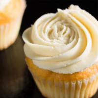 Vanilla · The secret is in the frosting...
Signature homemade vanilla frosting on top of a rich vanill...