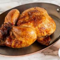 Whole Rotisserie Chicken · served with “franch dressing”