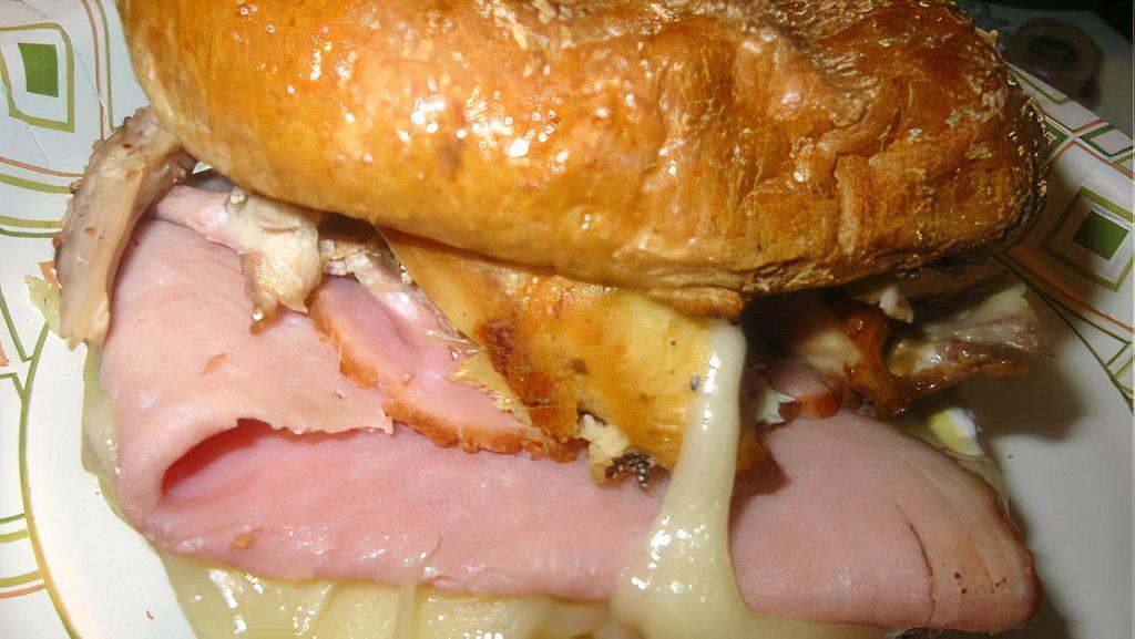 Chicken Cordon Bleu Sandwich · Chicken Cutlet, Ham, Honey Mustard, and Roasted Pepper.
