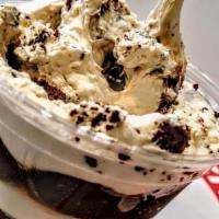 Chocolate Oreo Bomb · served on a 9oz to go cup