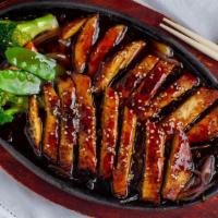 Chicken Teriyaki · Served with garden salad and soup.