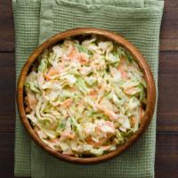 Coleslaw · Classic slaw made with crisp cabbage and mayo.