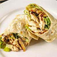 Grilled Chicken Wrap · Lettuce, tomato, onions, and choice of cheese.