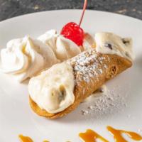 3 Small Cannoli · Three small cannolis filled with the best cannoli cream in town!! Try it!! You will love it!!