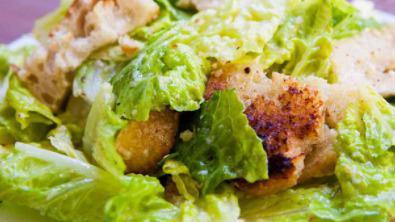 Caesar Salad · Mixed green salad drizzled with creamy caesar dressing.