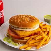 Fish Sandwiches With Fries & Soda · 