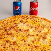 Whole Cheese Pie Pizza With 2 Soda · 